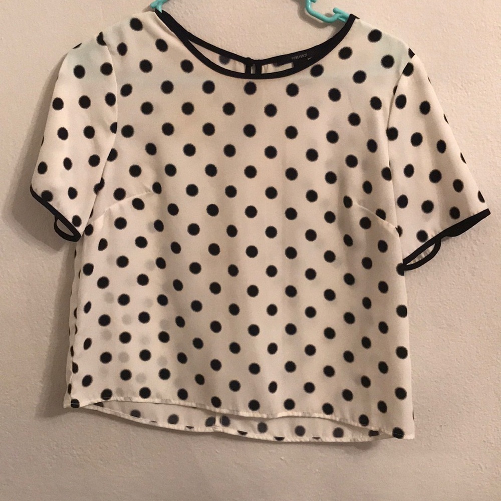 Polka dot top